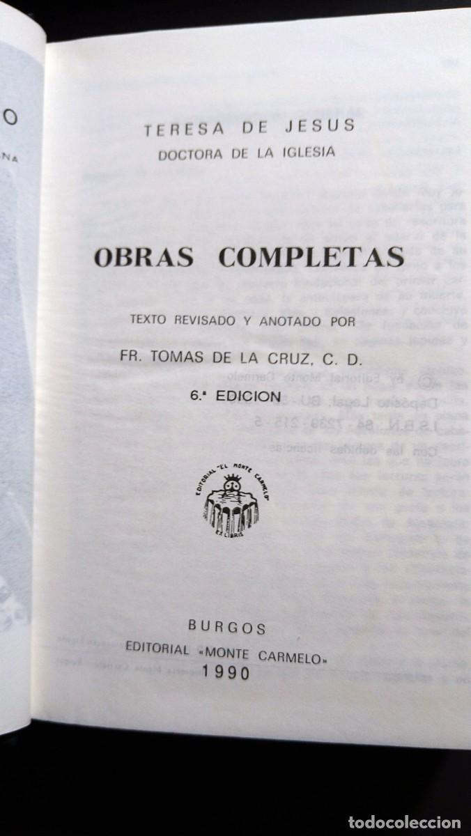 Libros de segunda mano: TERESA DE JESUS, OBRAS COMPLETAS I - Foto 3
