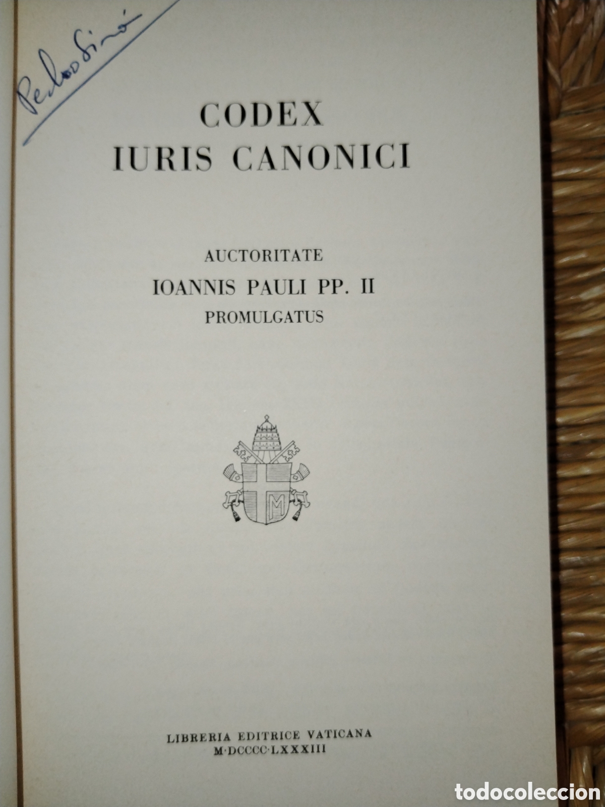 Libros de segunda mano: Codex Iuris Canonici. Librer&iacute;a Editrice Vaticana - Foto 2