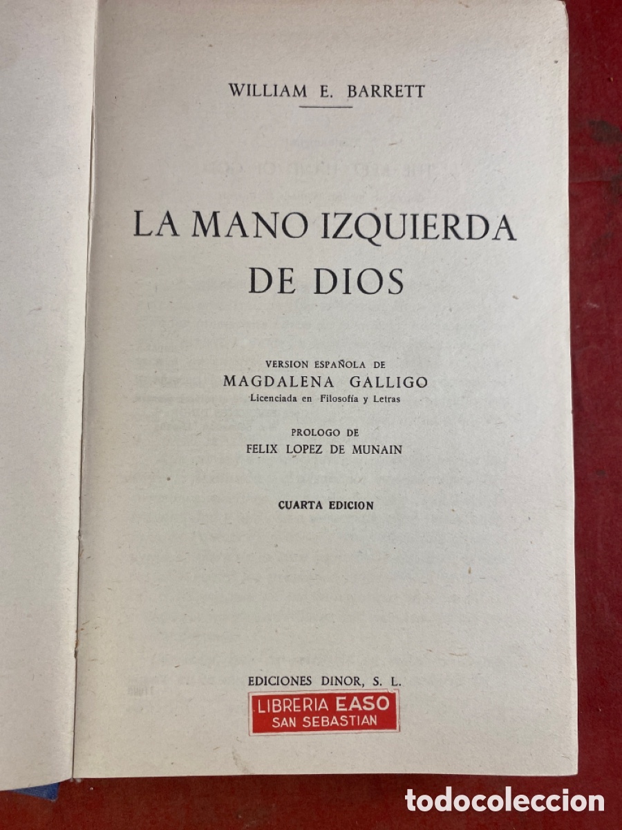 Libros de segunda mano: LA MANO IZQUIERDA DE DIOS - Foto 2
