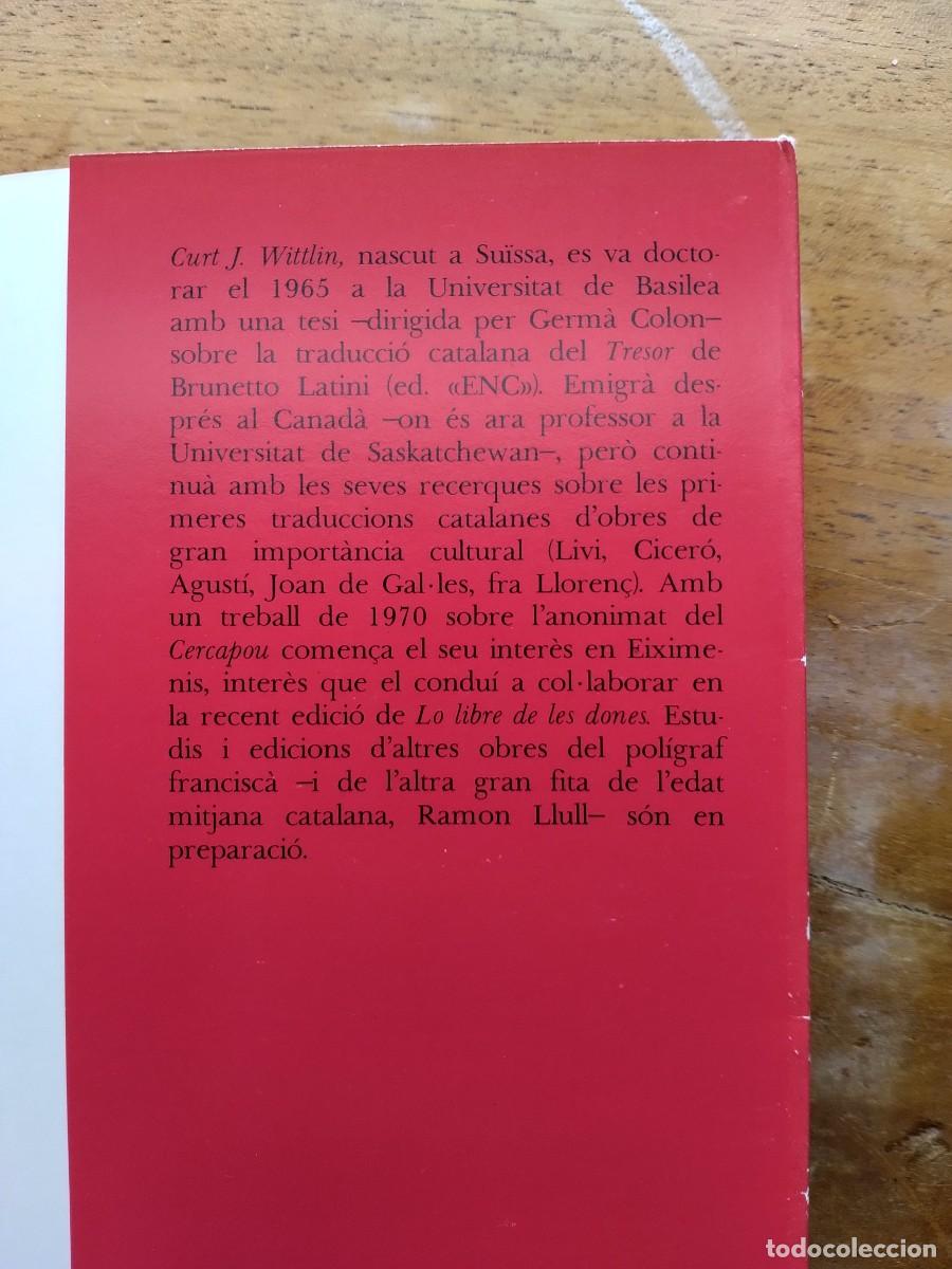 Libros de segunda mano: Francesc Eiximenis De Sant Miquel Arc&aacute;ngel - Foto 8