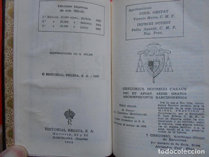 Libros de segunda mano: MISAL PRACTICO Y DEVOCIONARIO P. RIVERA 1957 - Foto 2