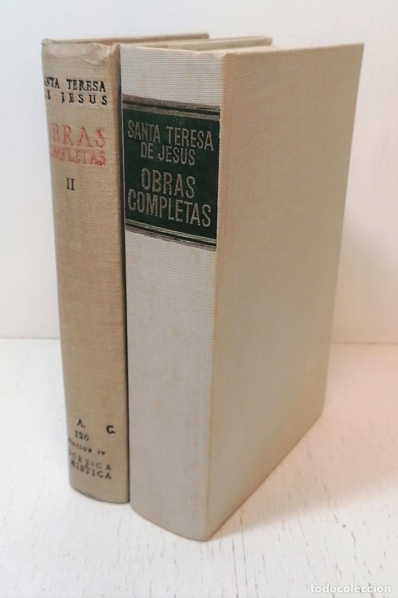 Libros de segunda mano: Libro: &rdquo;Obra completa de Santa Teresa de Jes&uacute;s&rdquo; 2 tomos