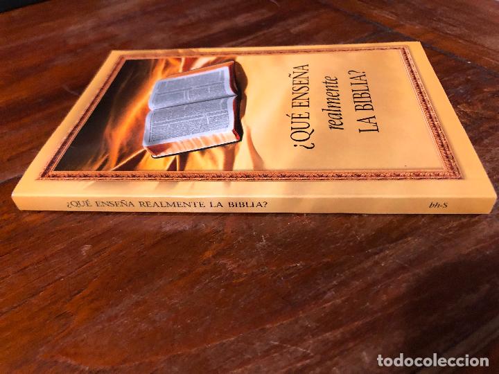 que ense&ntilde;a realmente la biblia?