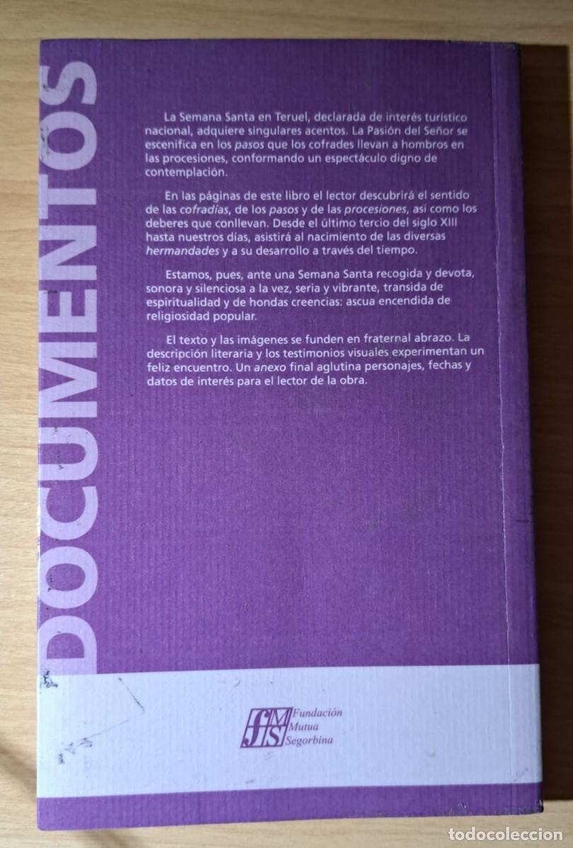 Libros de segunda mano: TC05/ Libro LA SEMANA SANTA EN TERUEL. Jer&oacute;nimo Beltr&aacute;n Burriel - Foto 2