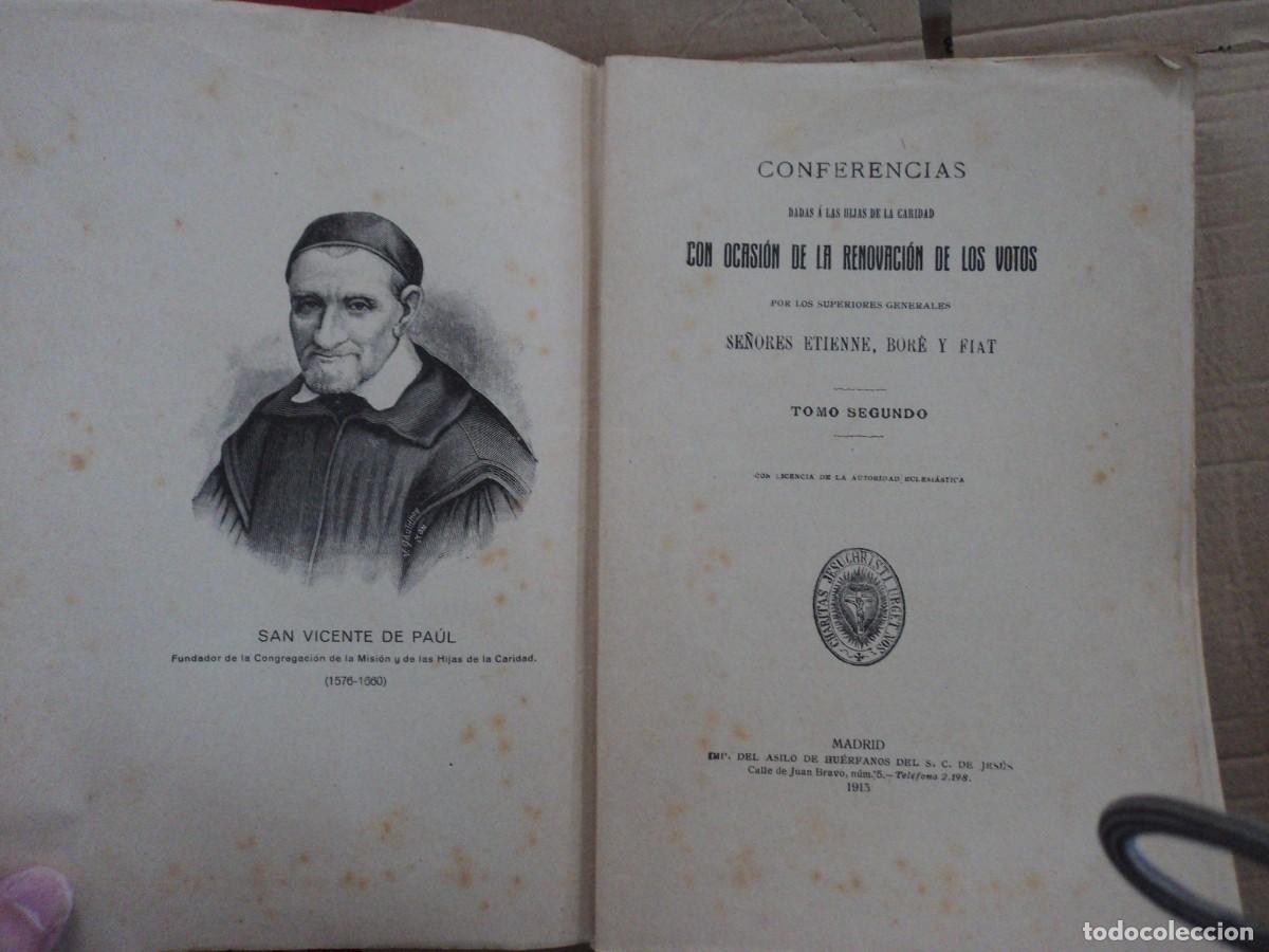 Libros de segunda mano: Conferencias dadas a las hijas de la Caridad - Se&ntilde;ores Etienne Bor&eacute; y Fiat