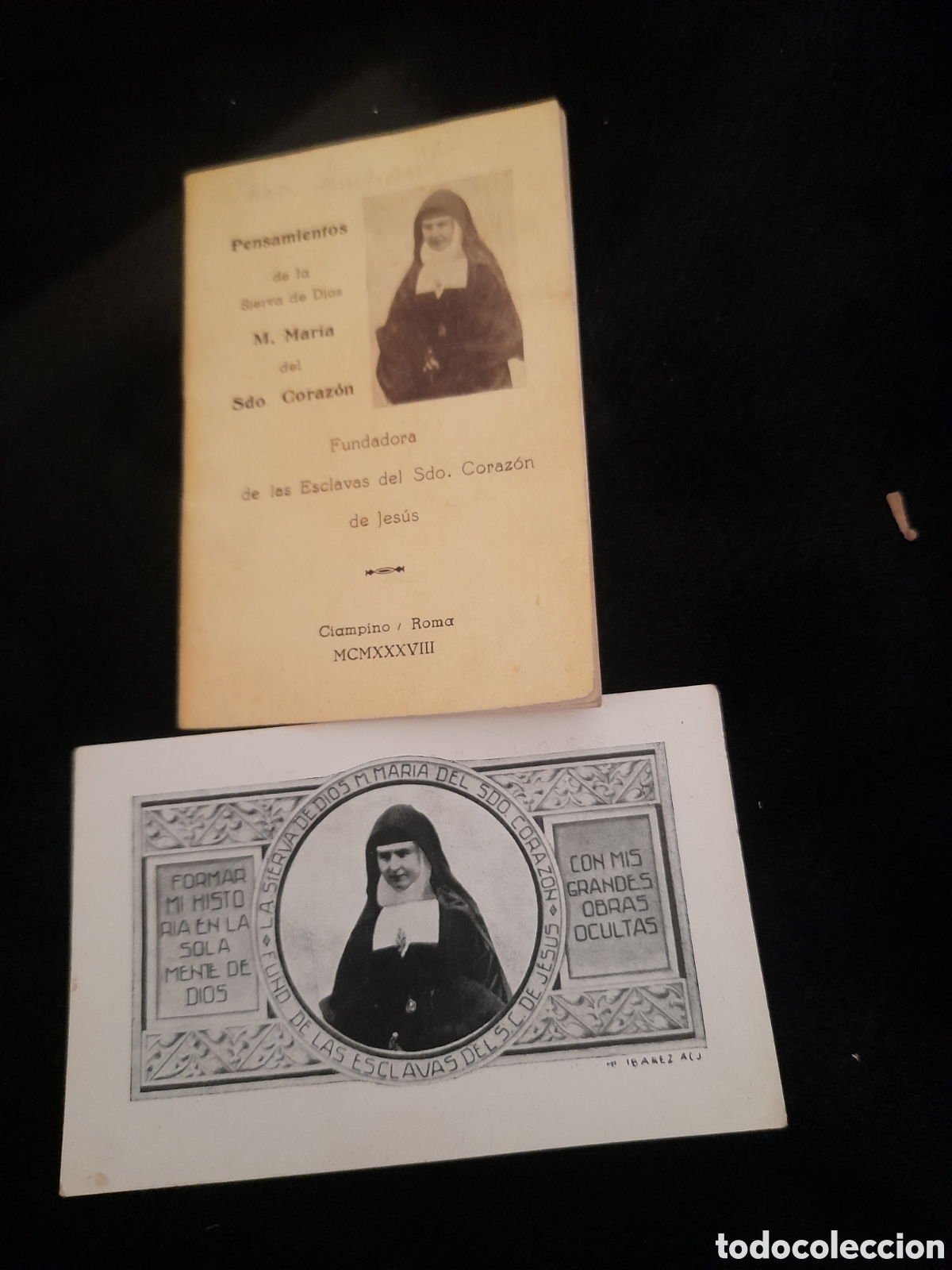 Libros de segunda mano: Pensamientos de la Sierva de Dios M. MARIA del Sagrado Coraz&oacute;n, con recordatorio de 1938