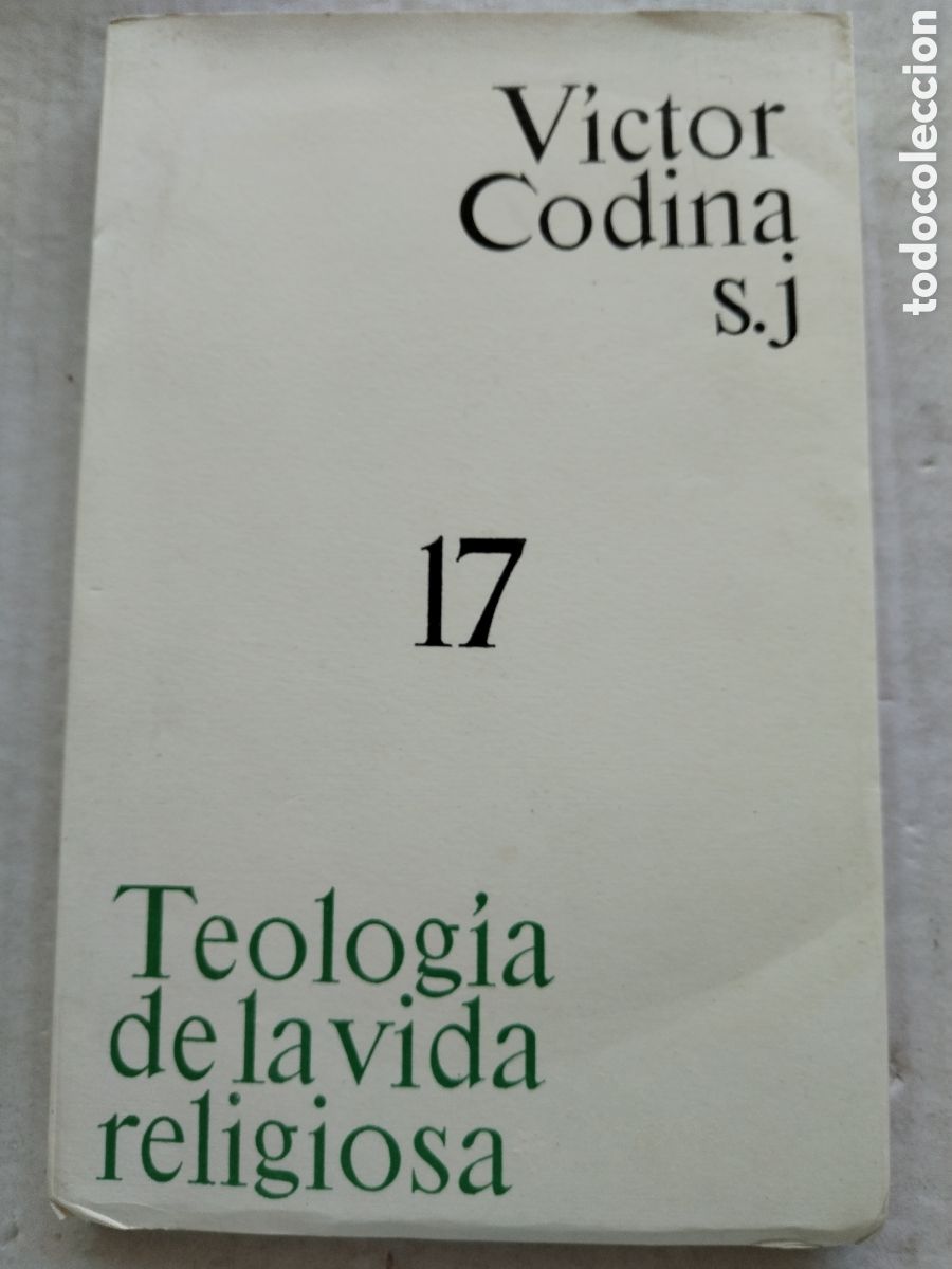 Libros de segunda mano: TEOLOG&Iacute;A DE LA VIDA RELIGIOSA/V&Iacute;CTOR CODINA - Foto 1