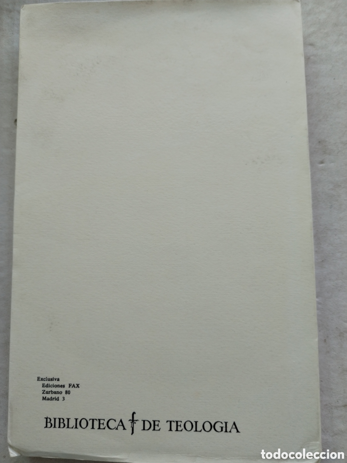 Libros de segunda mano: TEOLOG&Iacute;A DE LA VIDA RELIGIOSA/V&Iacute;CTOR CODINA - Foto 3