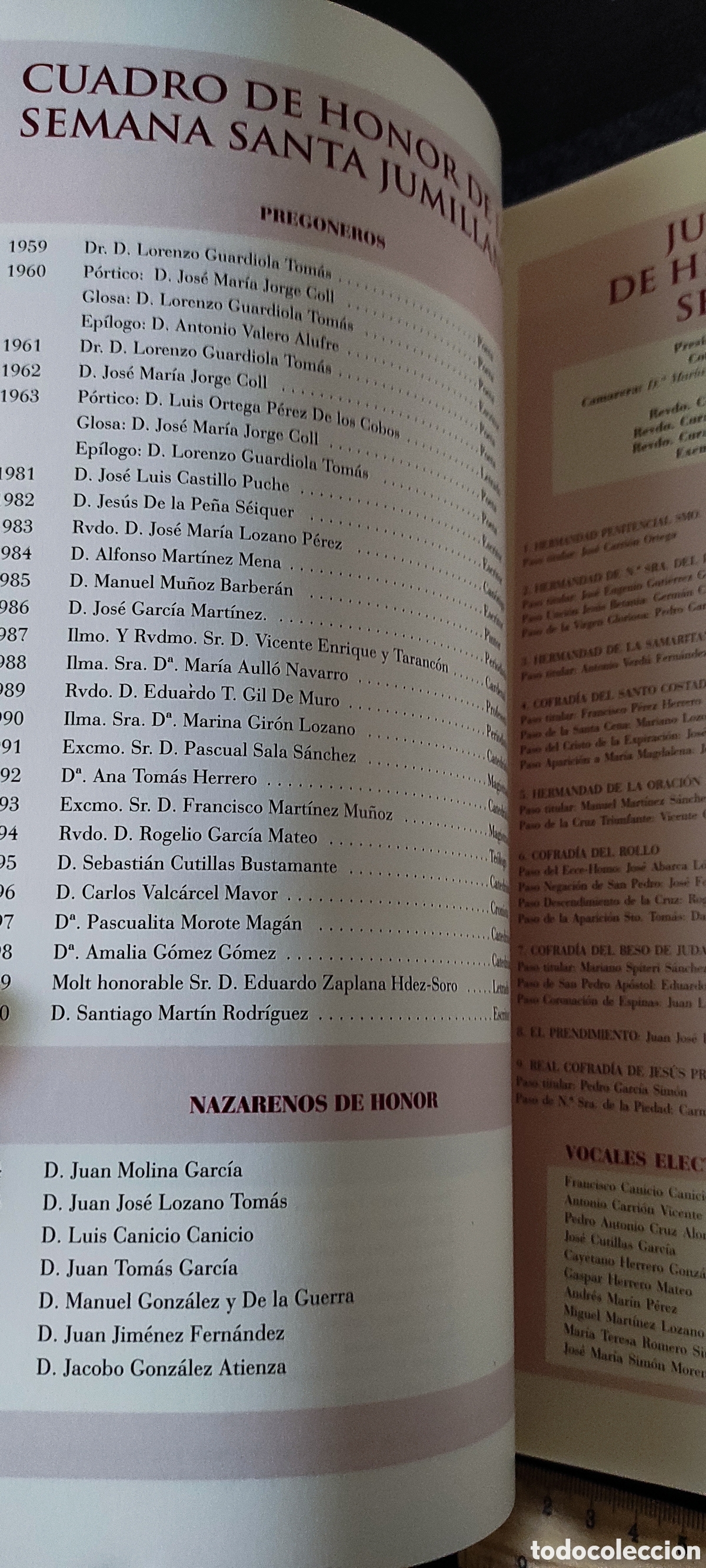 Libros de segunda mano: Semana Santa Jumilla 2000 - Foto 6