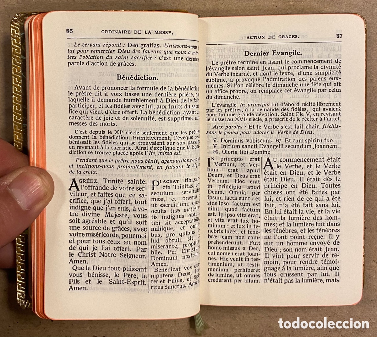 Libros de segunda mano: MISSEL VESP&Eacute;RAL EXPLIQU&Eacute;. E. BOURCEAU. EDITIONS BREPOLS 1952. - Foto 5