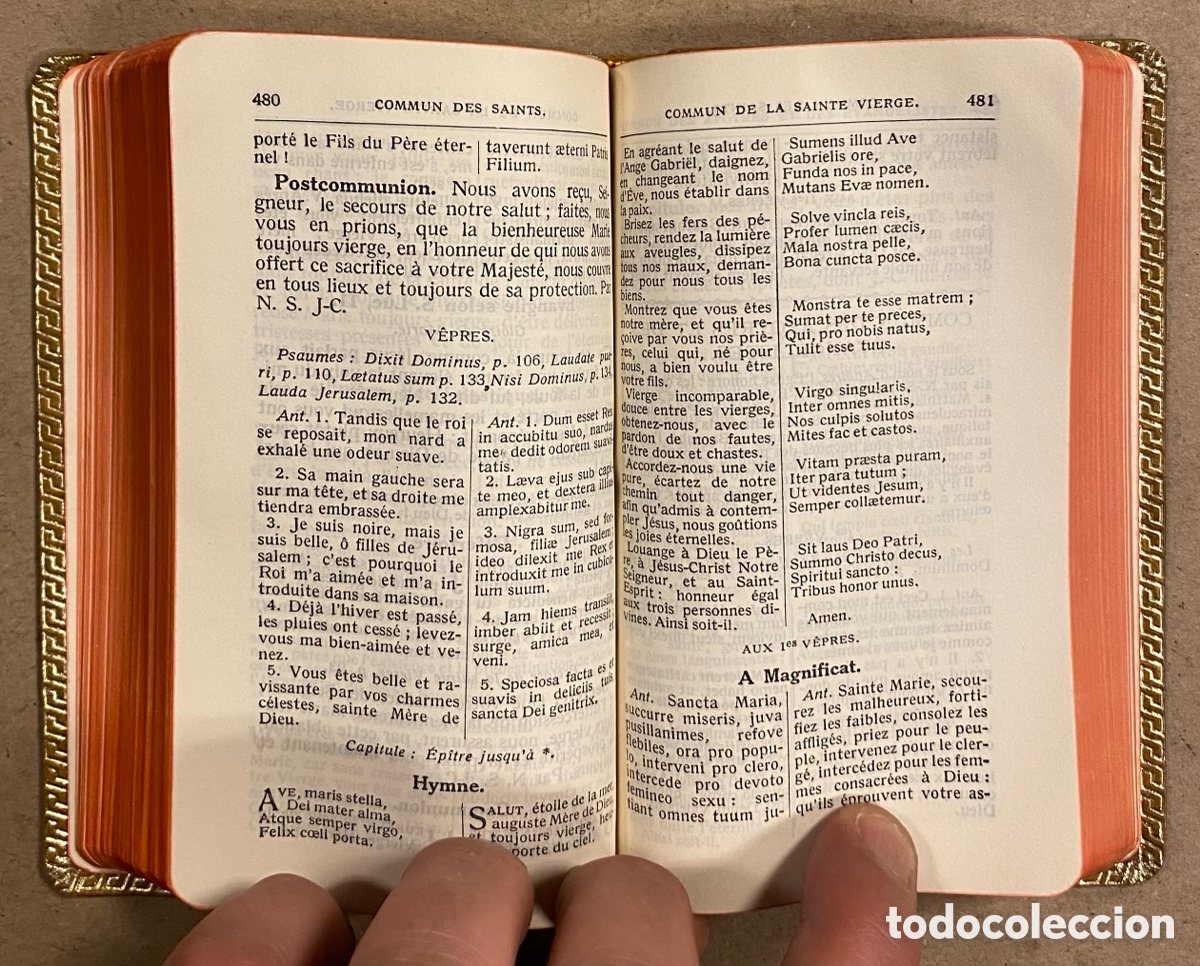 Libros de segunda mano: MISSEL VESP&Eacute;RAL EXPLIQU&Eacute;. E. BOURCEAU. EDITIONS BREPOLS 1952. - Foto 7