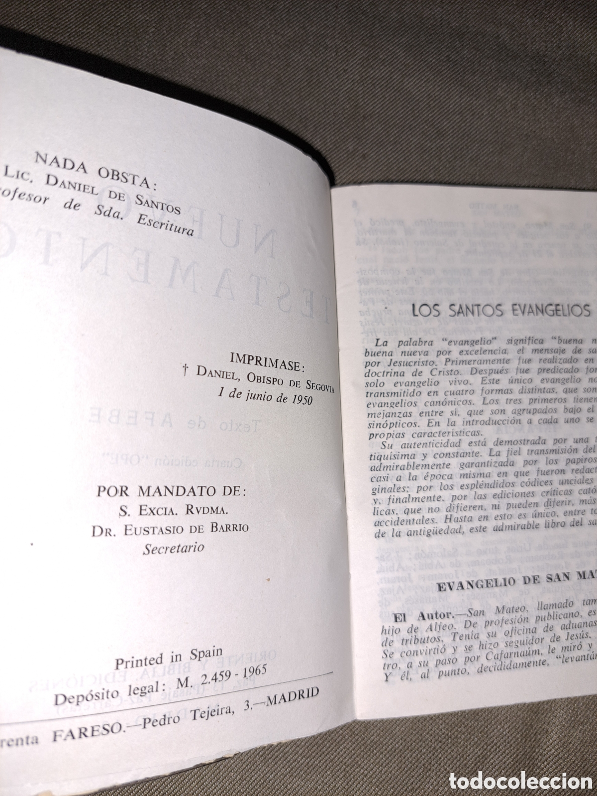 Libros de segunda mano: NUEVO TESTAMENTO, TEXTO DE AFEBE - Foto 3