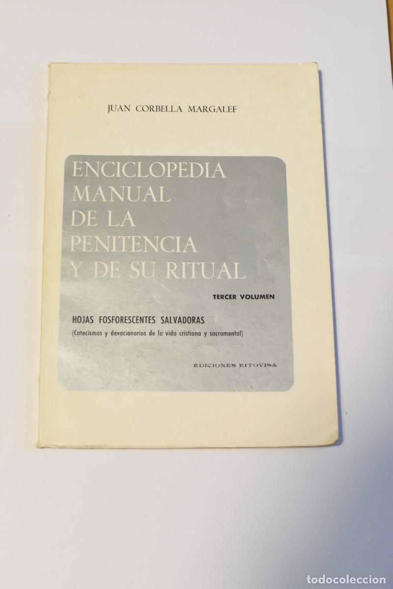 Second hand books: Enciclopedia Manual de la Penitencia y de su Ritual de Juan Corbella Margalef