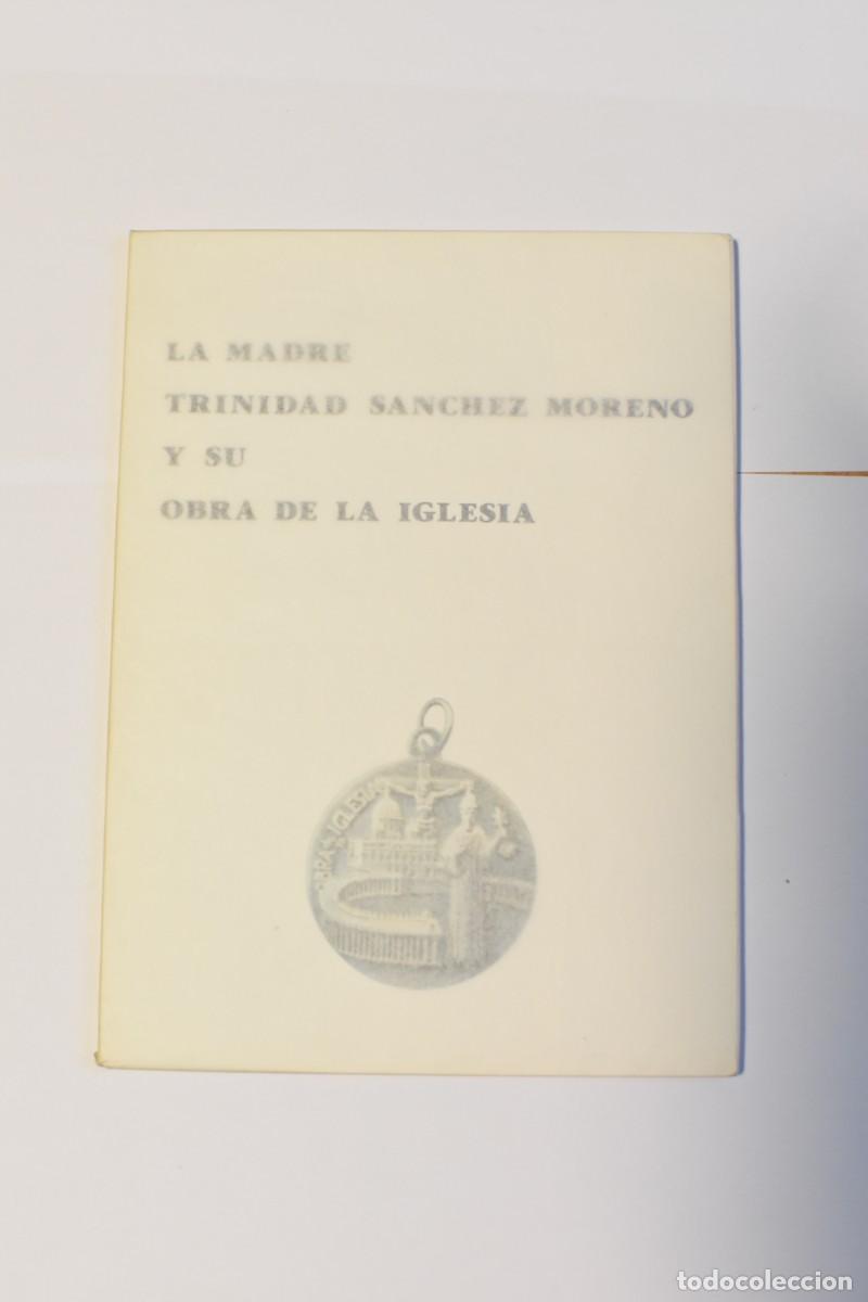 Second hand books: La madre Trinidad S&aacute;nchez Moreno y su obra en la Iglesia