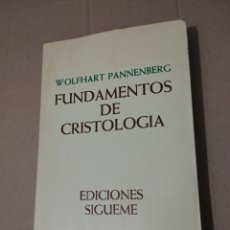 Libros de segunda mano: FUNDAMENTOS DE CRISTOLOGÍA (WOLFHART PANNENBERG)