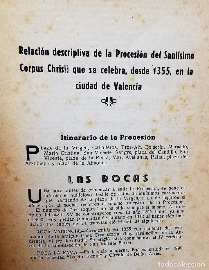 Libros de segunda mano: EL CORPUS VALENCIANO. Ferrer Olmos V. - Foto 3