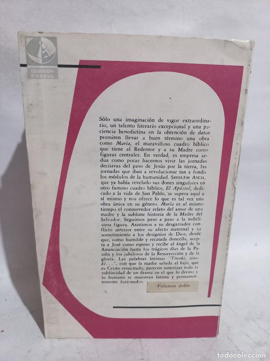 Libros de segunda mano: Sholem Asch - Mar&iacute;a - 1960 - Foto 4