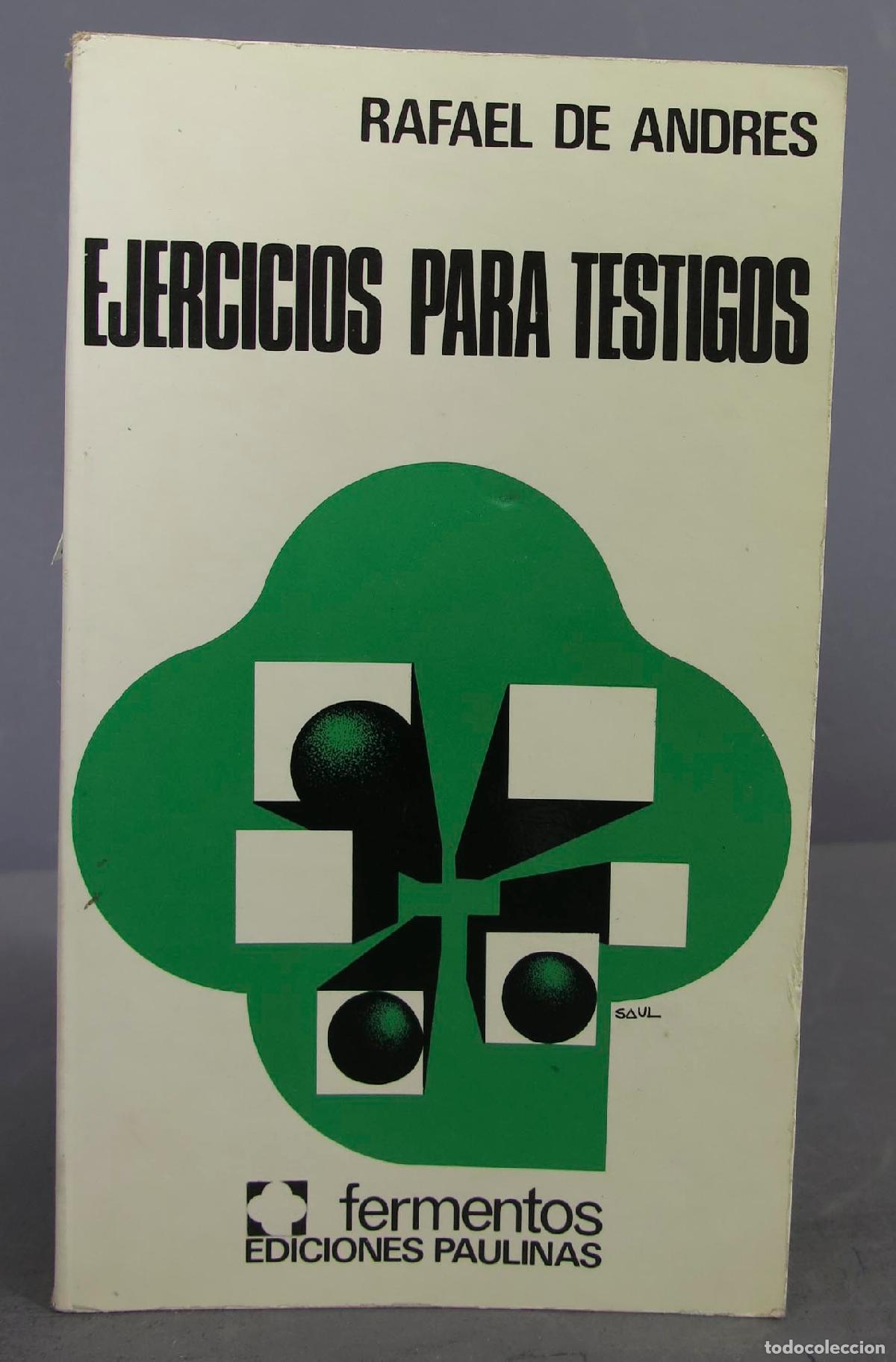 Libros de segunda mano: EJERCICIOS PARA TESTIGOS. RAFAEL DE ANDRES - Foto 1