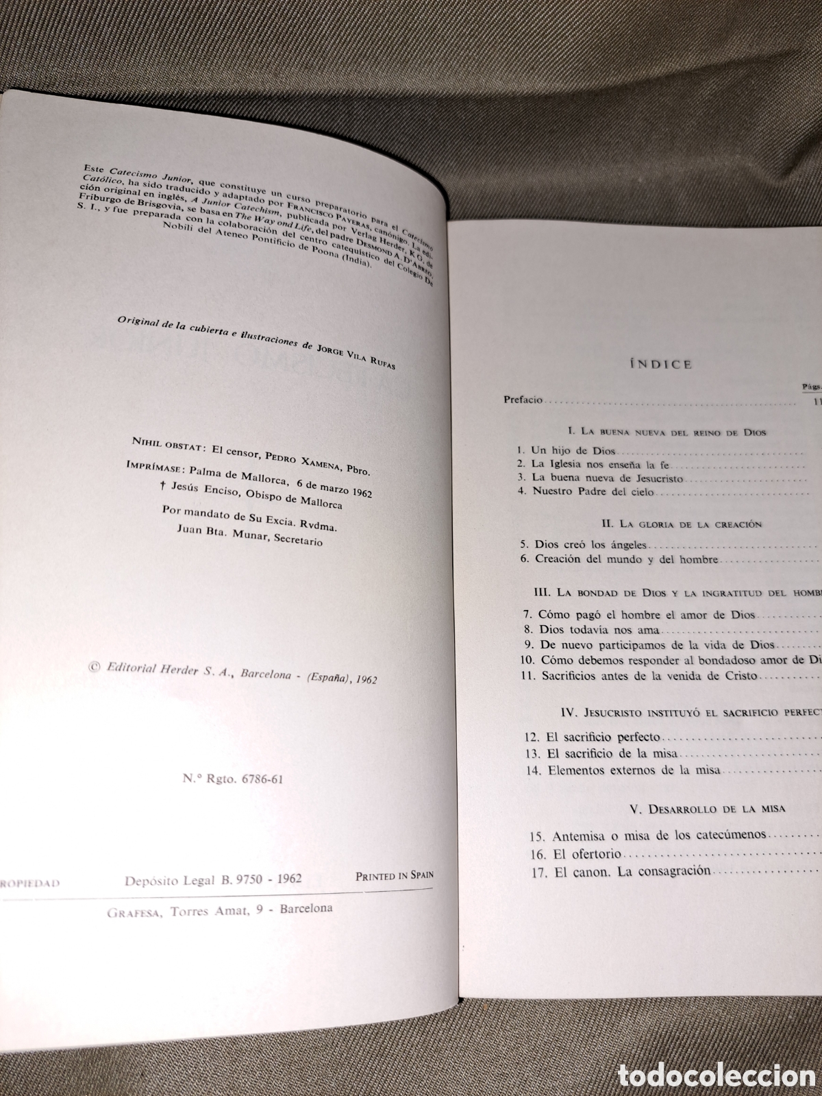 Libros de segunda mano: CATECISMO JUNIOR, EDICIONES HERDER 1962 - Foto 2