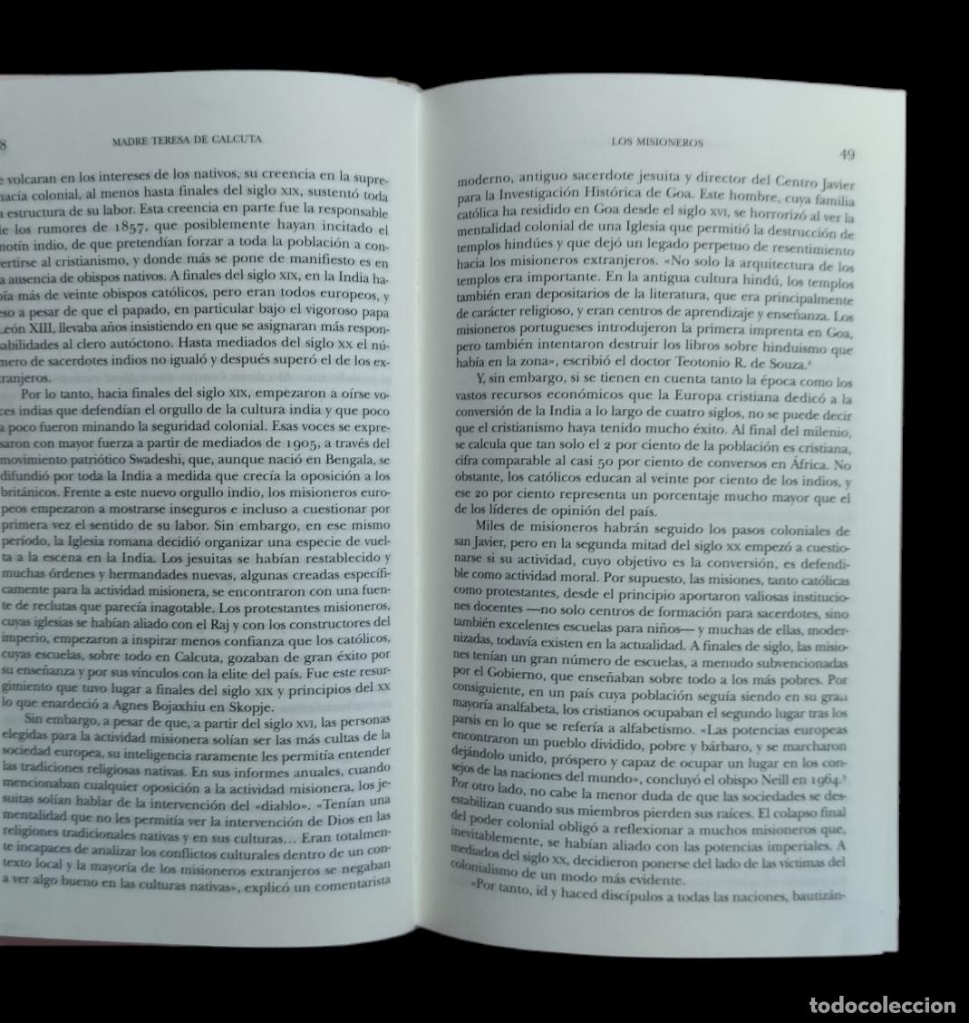Libros de segunda mano: TERESA DE CALCUTA / ANNE SEBBA. 2004. - Foto 3