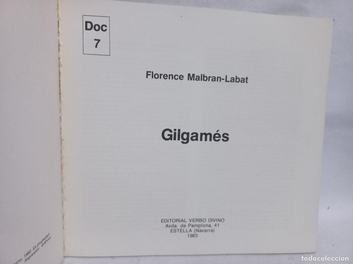 Libros de segunda mano: Florence Malbran-Labat - Gilgam&eacute;s - 1983 - Foto 2