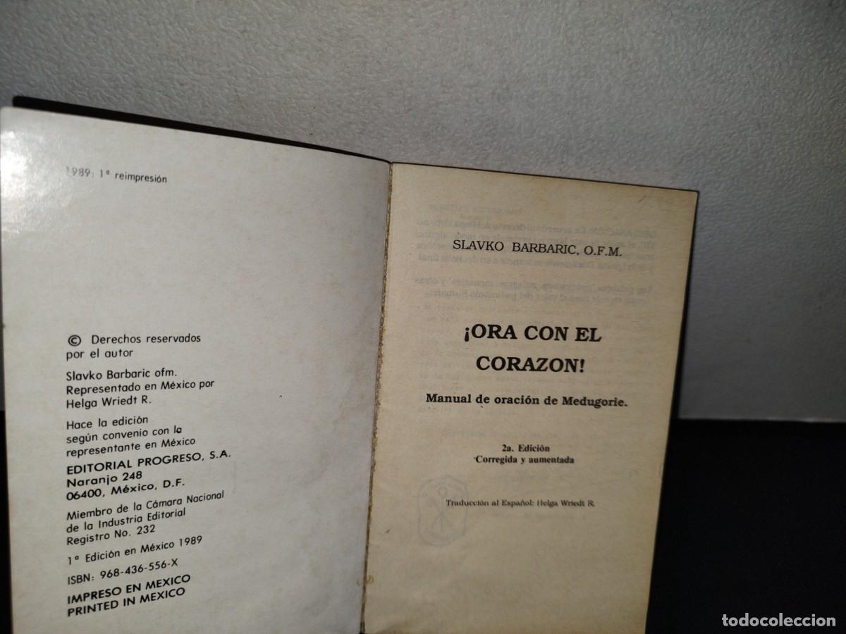 Libros de segunda mano: 43- ORA CON EL CORAZ&Oacute;N - SLAVKO BARBARIC - Foto 4