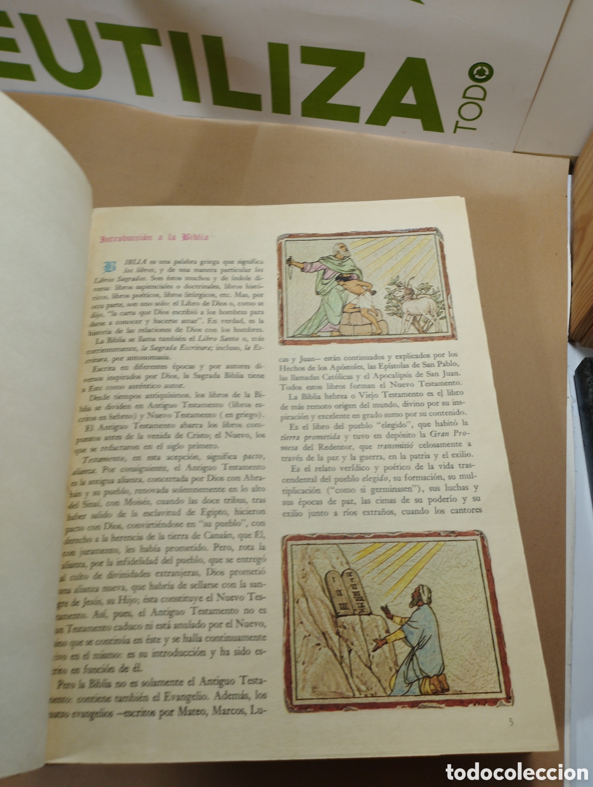 Libros de segunda mano: La biblia. Ediciones Codex. 3 tomos. - Foto 4
