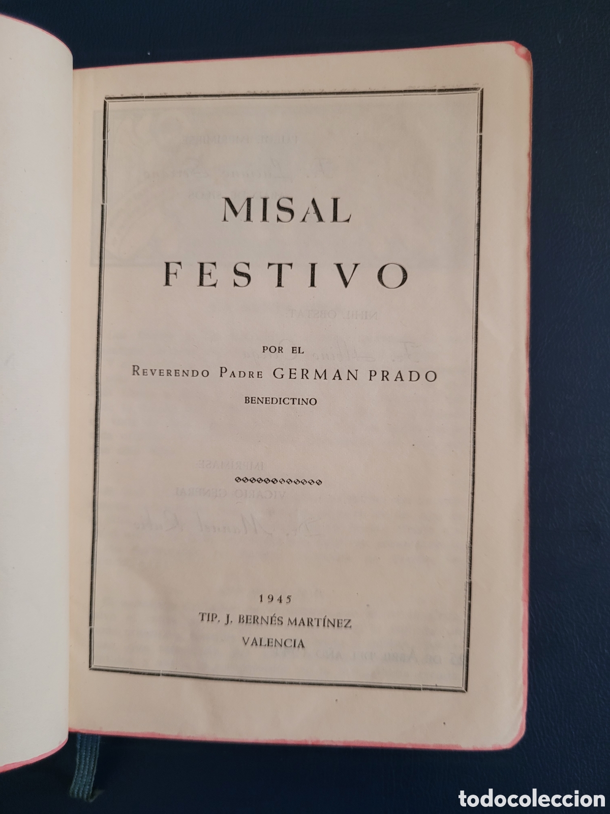 Libros de segunda mano: MISAL FESTIVO 1945 - Foto 4
