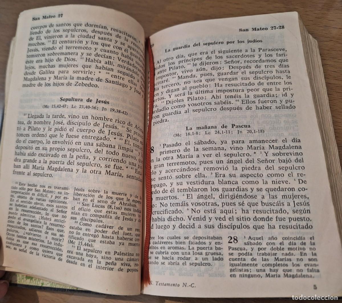 Libros de segunda mano: Nuevo testamento libro 1967 versi&oacute;n directa del texto original griego - Foto 6