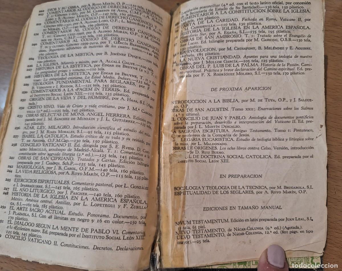 Libros de segunda mano: Nuevo testamento libro 1967 versi&oacute;n directa del texto original griego - Foto 13