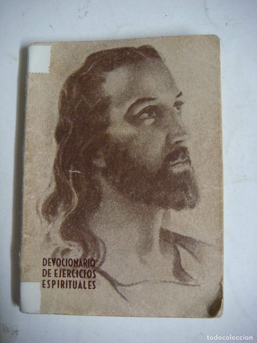 Libros de segunda mano: LIBRILLO DEVOCIONARIO DE EJERCICIOS ESPIRITUALES A&Ntilde;OS 40 CRISTO REY VALLADOLID-(&)