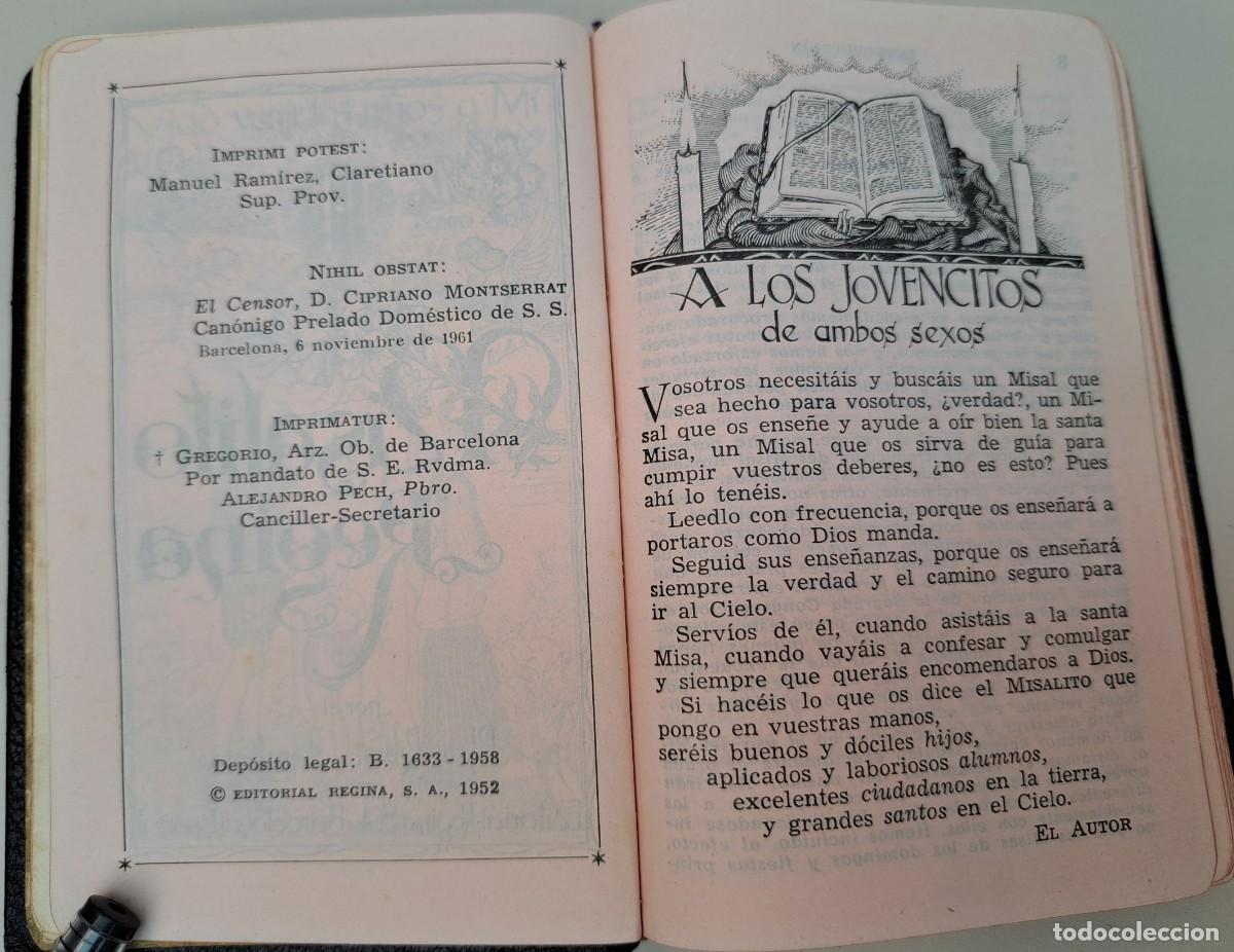 Libros de segunda mano: Misal Regina, Luis Ribera, a&ntilde;o 1961 - Foto 3