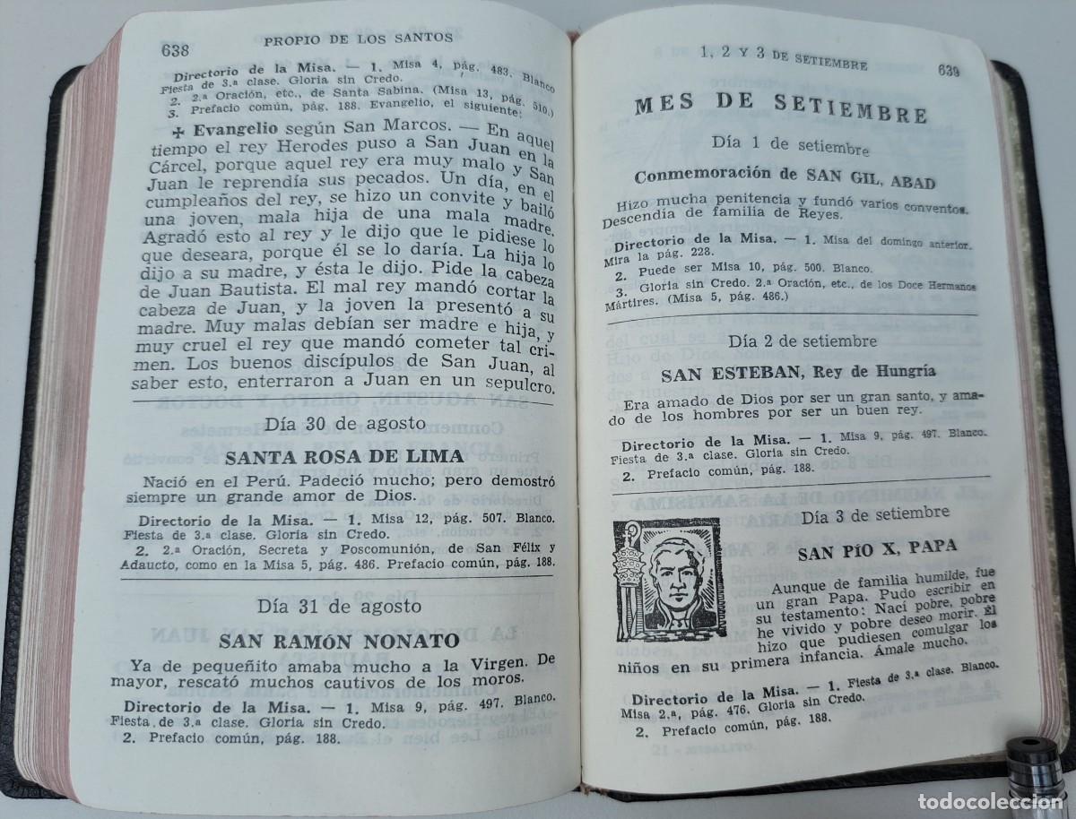 Libros de segunda mano: Misal Regina, Luis Ribera, a&ntilde;o 1961 - Foto 7