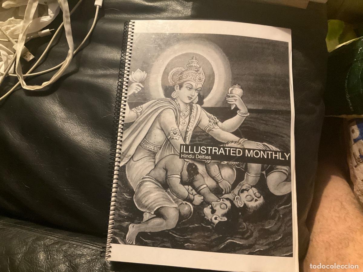 Libros de segunda mano: Illustrated monthly hindu deities dios hindus ilustraciones dioses indus