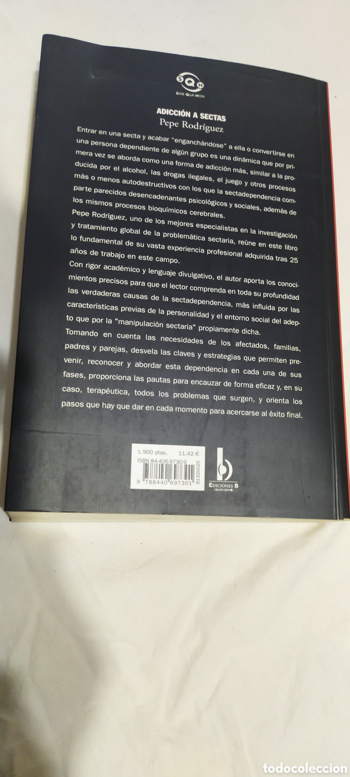 Libros de segunda mano: Adicci&oacute;n a sectas Pepe Rodr&iacute;guez - Foto 3