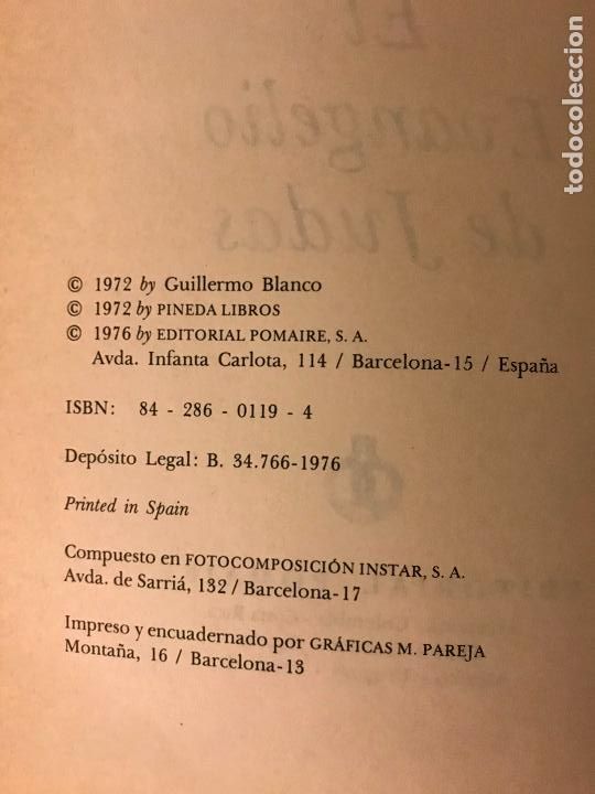 Libros de segunda mano: El Evangelio de Judas. Guillermo Blanco. - Foto 3