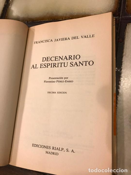Libros de segunda mano: Decenario al Esp&iacute;ritu Santo. Francisca Javiera del Valle PEDIDO M&Iacute;NIMO 5&euro; - Foto 2