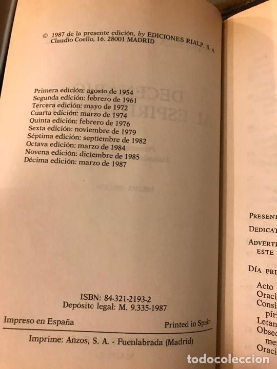 Libros de segunda mano: Decenario al Esp&iacute;ritu Santo. Francisca Javiera del Valle PEDIDO M&Iacute;NIMO 5&euro; - Foto 4