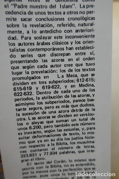 Libros de segunda mano: EL CORAN - MAHOMA - (EN CASTELLANO) - Foto 5