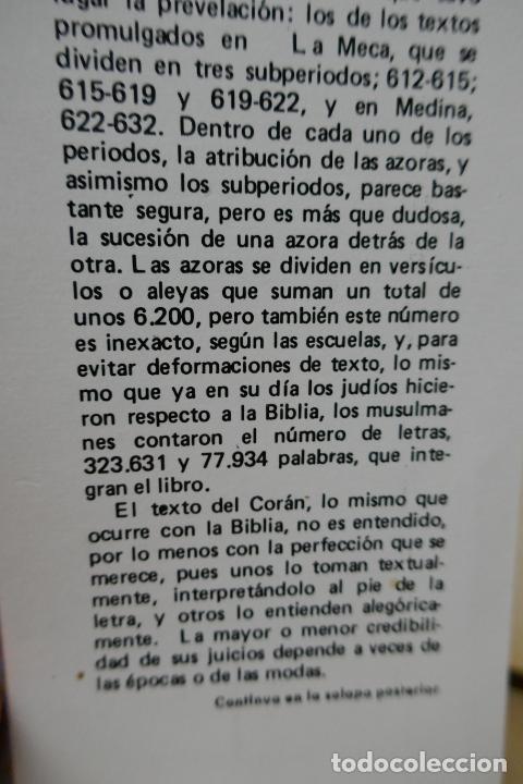 Libros de segunda mano: EL CORAN - MAHOMA - (EN CASTELLANO) - Foto 6