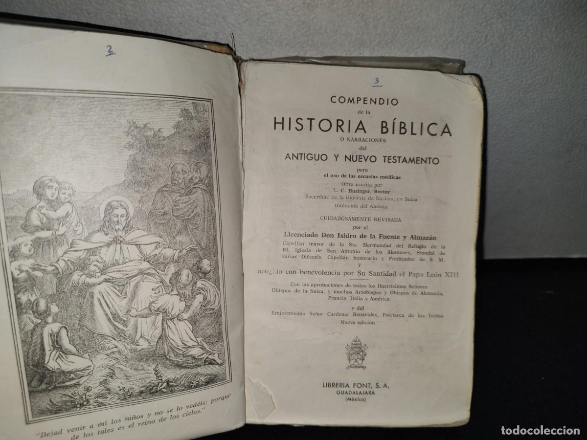 Libros de segunda mano: 177- COMPENDIO DE LA HISTORIA B&Iacute;BLICA - L. C. BUSINGER - 1964 - Foto 3
