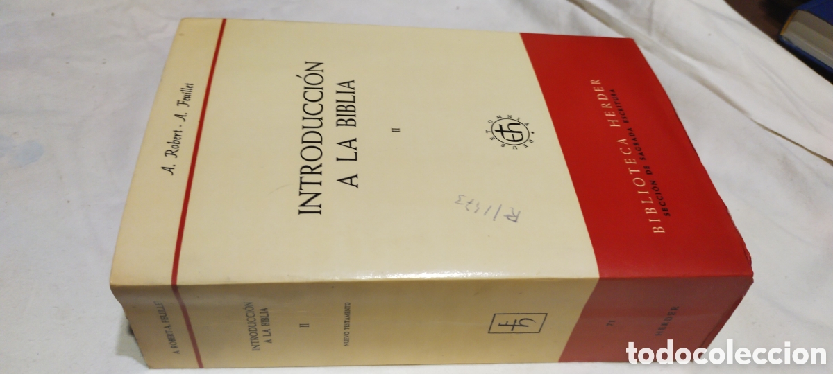 Libros de segunda mano: Introducci&oacute;n a la Biblia 2 tomos - Foto 2
