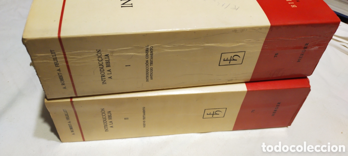 Libros de segunda mano: Introducci&oacute;n a la Biblia 2 tomos - Foto 8