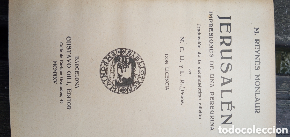 Libros de segunda mano: Jerusalen.Reynes Monlaur.1925. - Foto 6