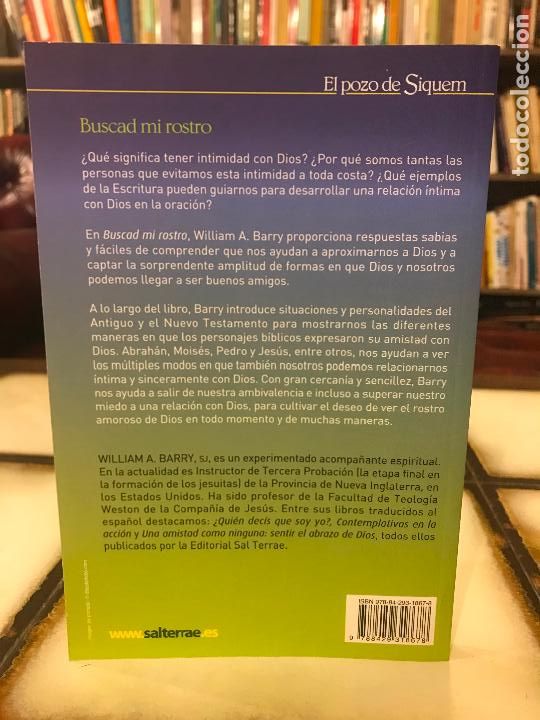 Libros de segunda mano: Buscad mi rostro. William A. Barry. - Foto 2