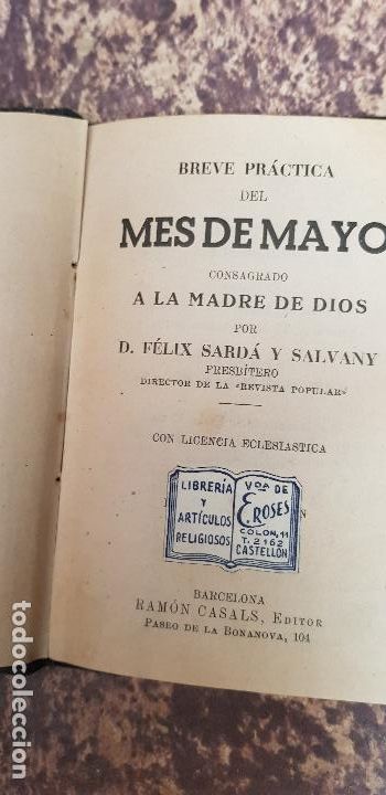 Libros de segunda mano: MES DE MAYO 1947 - Foto 1