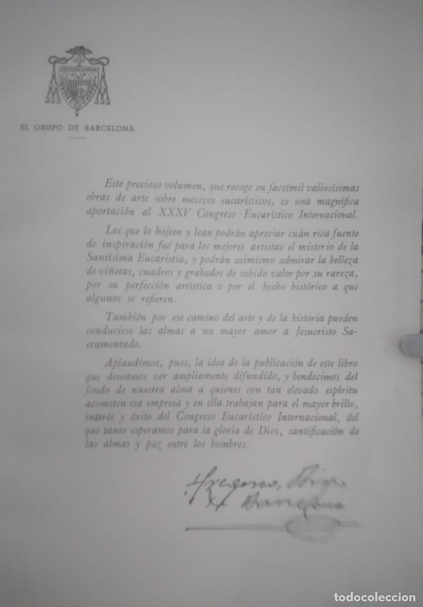 Libros de segunda mano: EUCARIST&Iacute;A - Foto 2