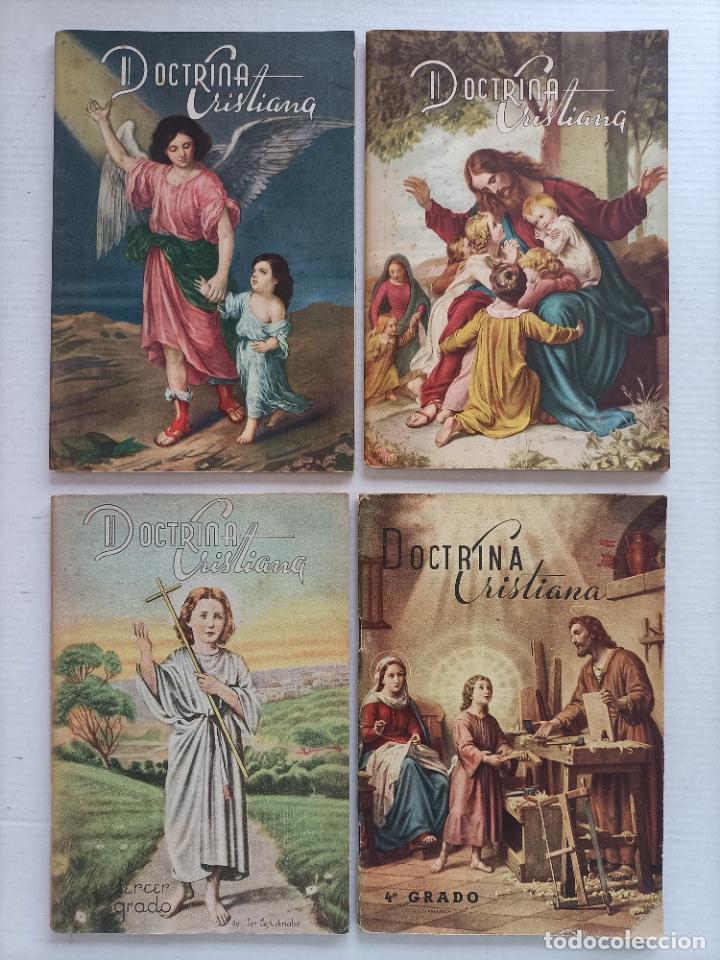 Libros de segunda mano: DOCTRINA CRISTIANA 1&deg; 2&deg; 3&deg; 4&deg; GRADO