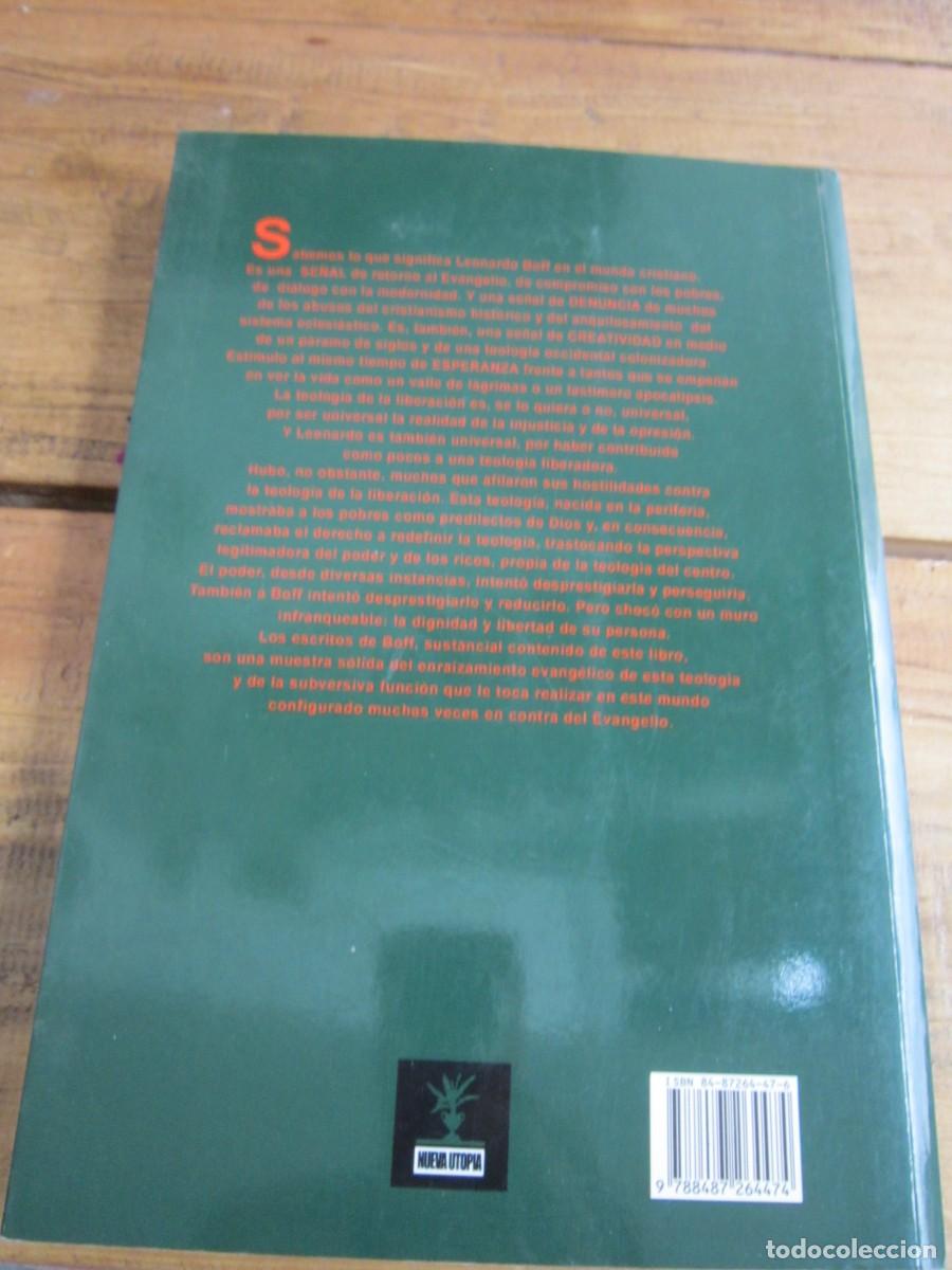Libros de segunda mano: LEONARDO BOFF. Benjamin Forcano, Nueva Utop&iacute;a, 2007 1&ordf; edici&oacute;n - Foto 2
