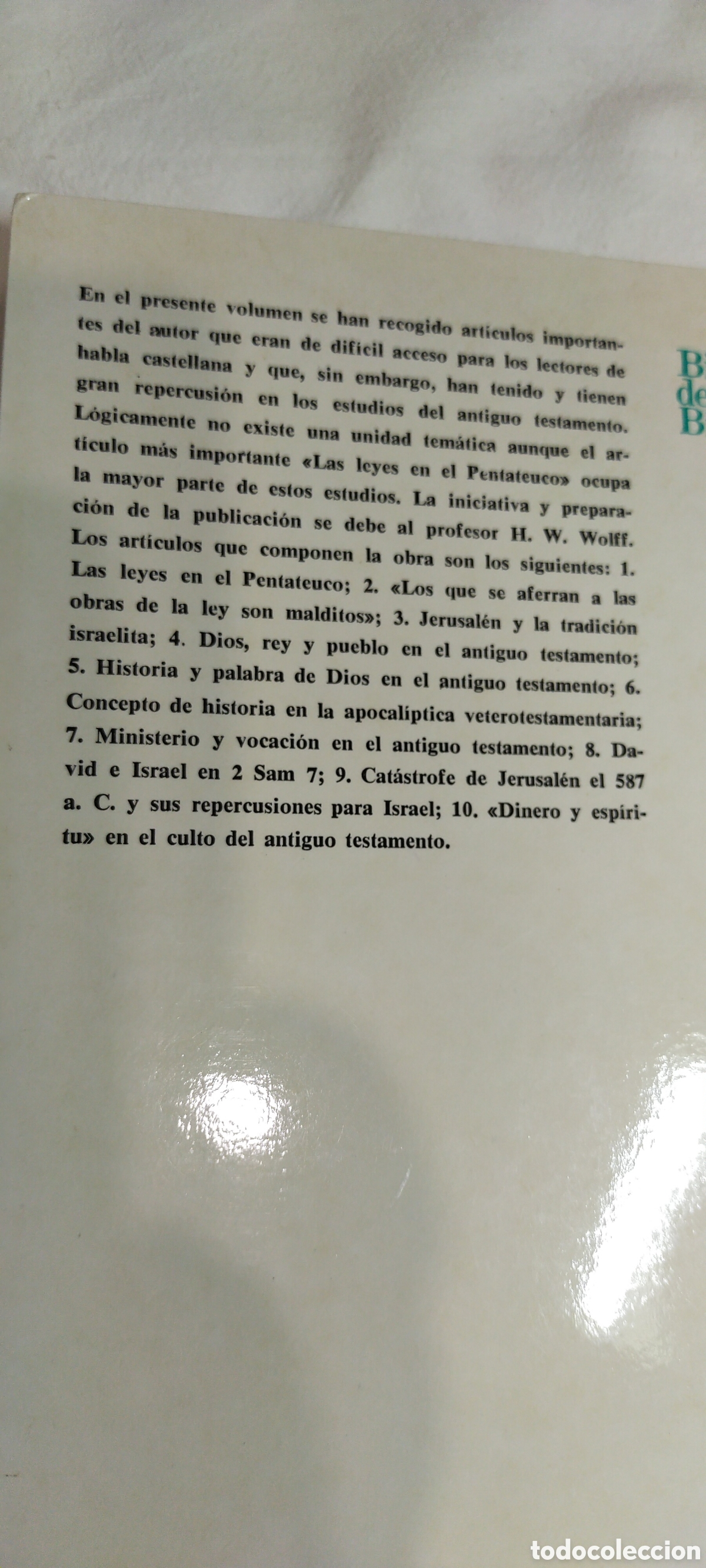 Libros de segunda mano: Estudios sobre el antiguo testamento. Martin noth - Foto 3